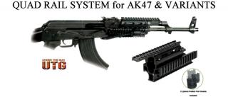 AK47 UTG Quad Rail System by Leapers